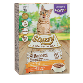 multipack shreds for sterilized cats with chicken with turkey