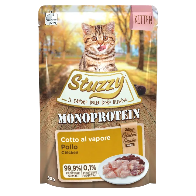 monoprotein per gattini pollo